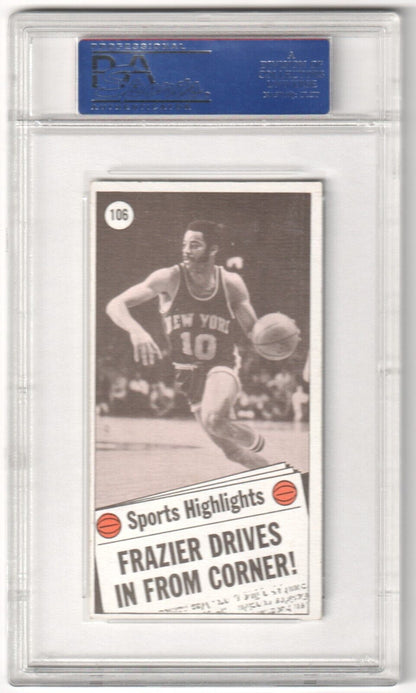 WALT FRAZIER 1970 - 71 Topps #106 PSA 6 EX - MT - KNICKS - Columbia Hobby - Sports Card Boxes - Toploaders - Card Savers