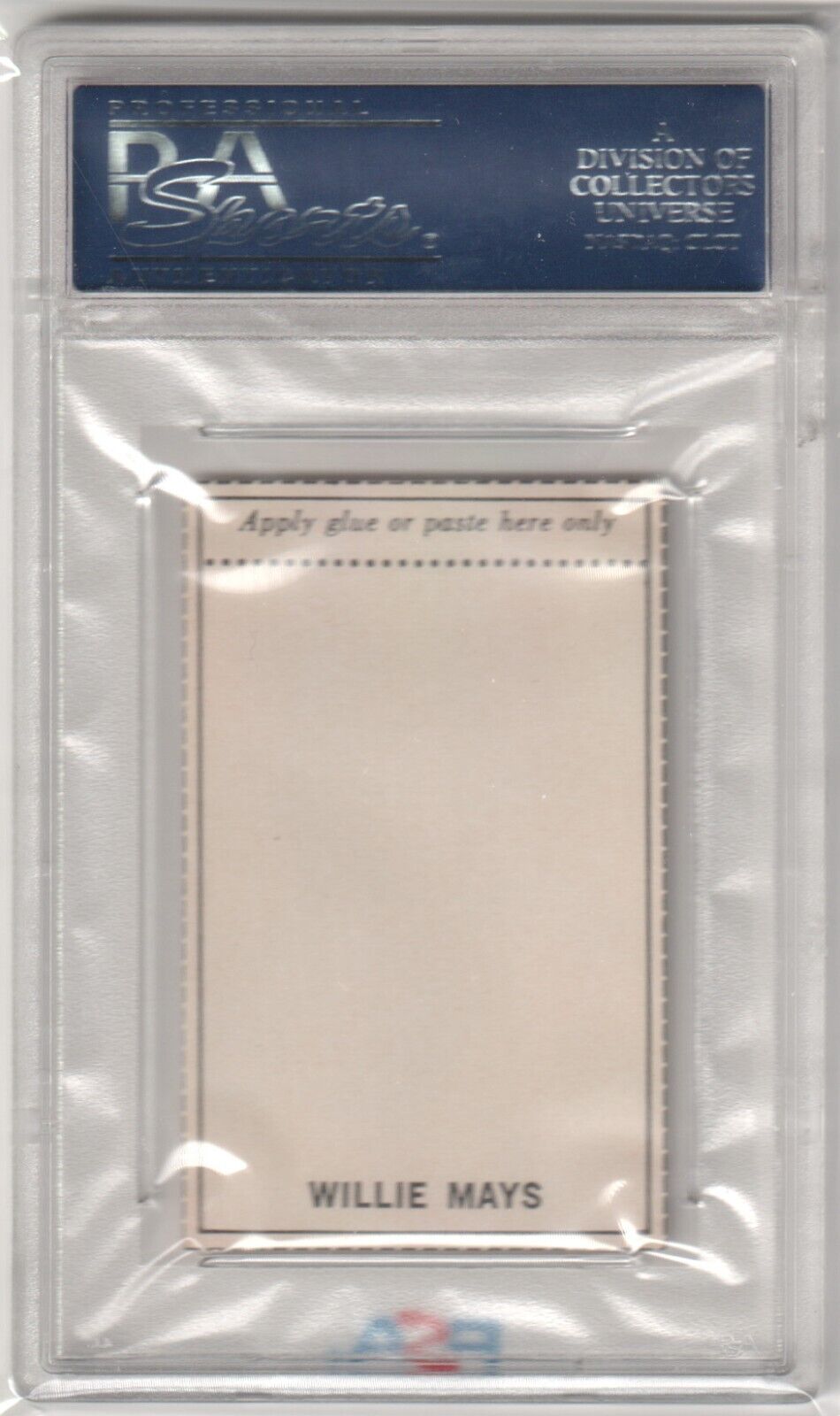 WILLIE MAYS 1969 MLB Photostamps Graded PSA 8 NM - MT - GIANTS - Columbia Hobby - Sports Card Boxes - Toploaders - Card Savers