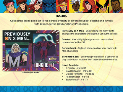 X - Men '97 Finest Hobby Box (Topps 2025) - Columbia Hobby - Sports Card Boxes - Toploaders - Card Savers