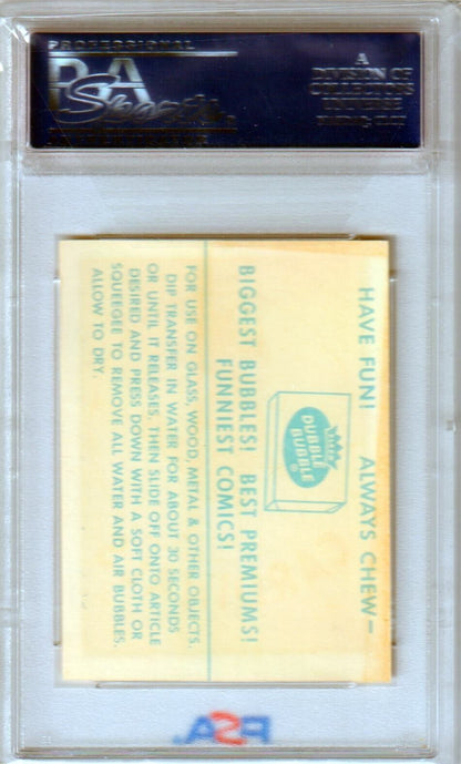 YANKEES 1961 Fleer Team Logo Decals PSA 7 NM - Columbia Hobby - Sports Card Boxes - Toploaders - Card Savers