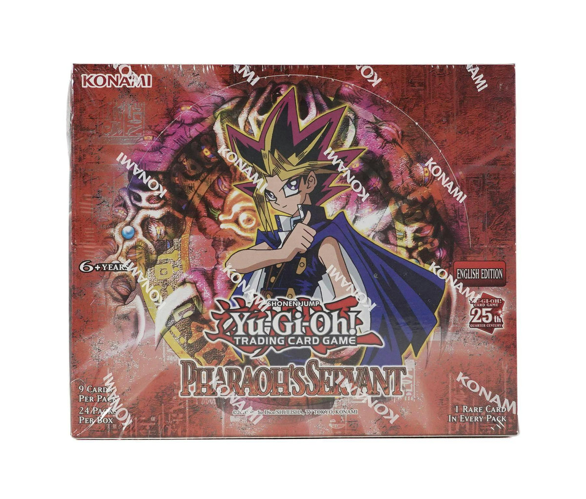 Yu-Gi-Oh 25th Anniversary: Pharaoh's Servant Booster Box Columbia Hobby - Sports Card Boxes - Toploaders - Card Savers Yu-Gi-Oh 25th Anniversary: Pharaoh's Servant Booster Box Columbia Hobby - Sports Card Boxes - Toploaders - Card Savers