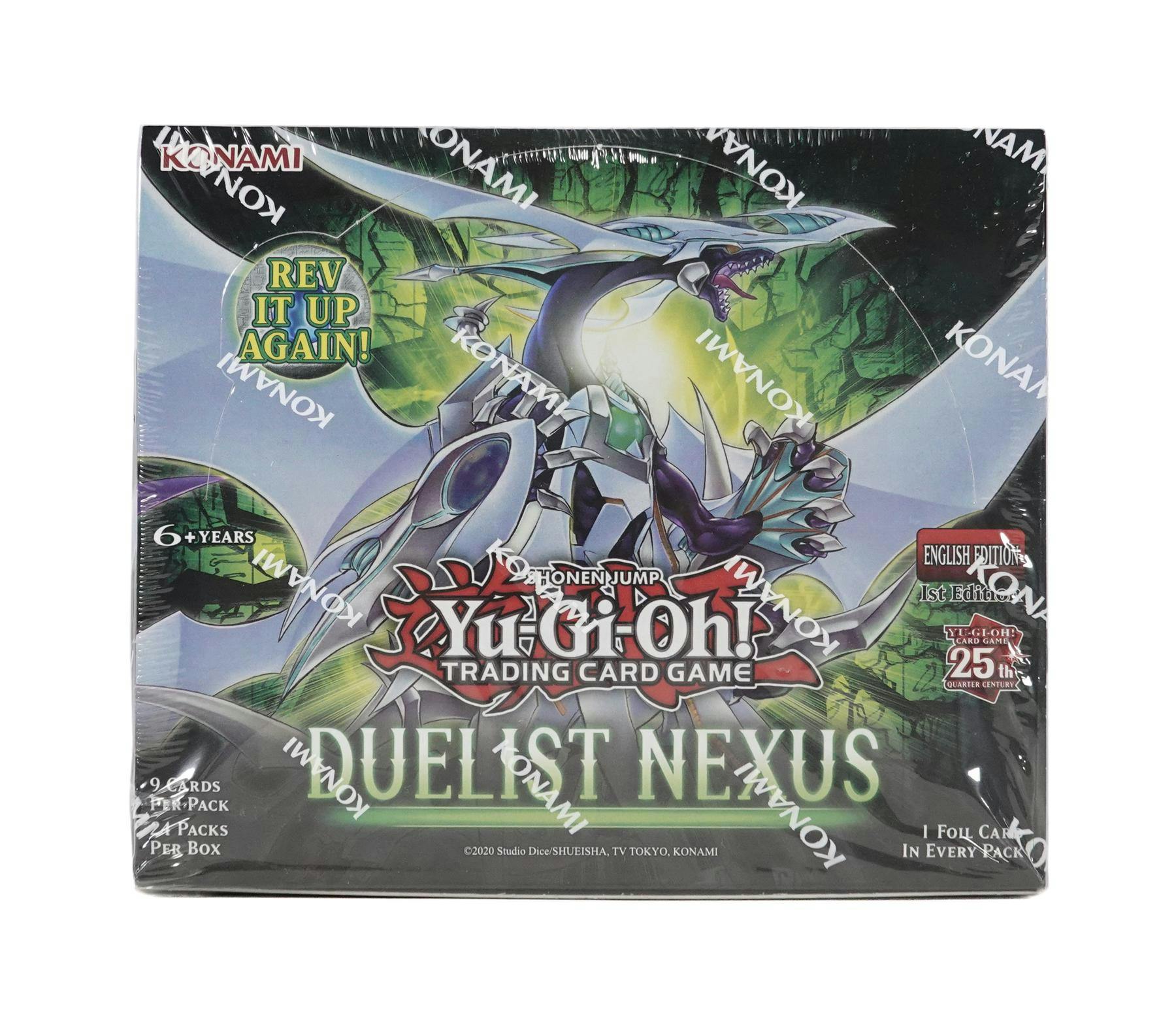 Yu - Gi - Oh Duelist Nexus Booster Box - Columbia Hobby - Sports Card Boxes - Toploaders - Card Savers
