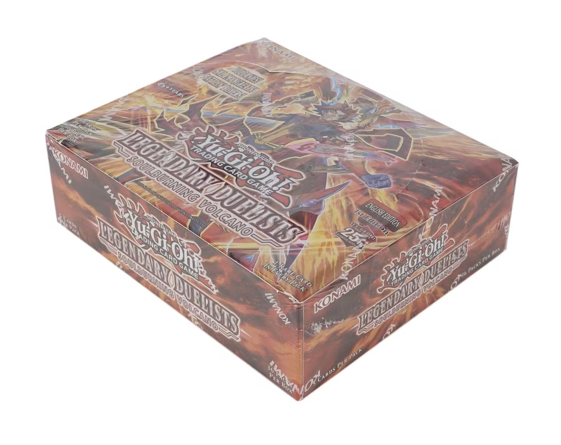 Yu - Gi - Oh Legendary Duelists: Soulburning Volcano Booster Box - Columbia Hobby - Sports Card Boxes - Toploaders - Card Savers