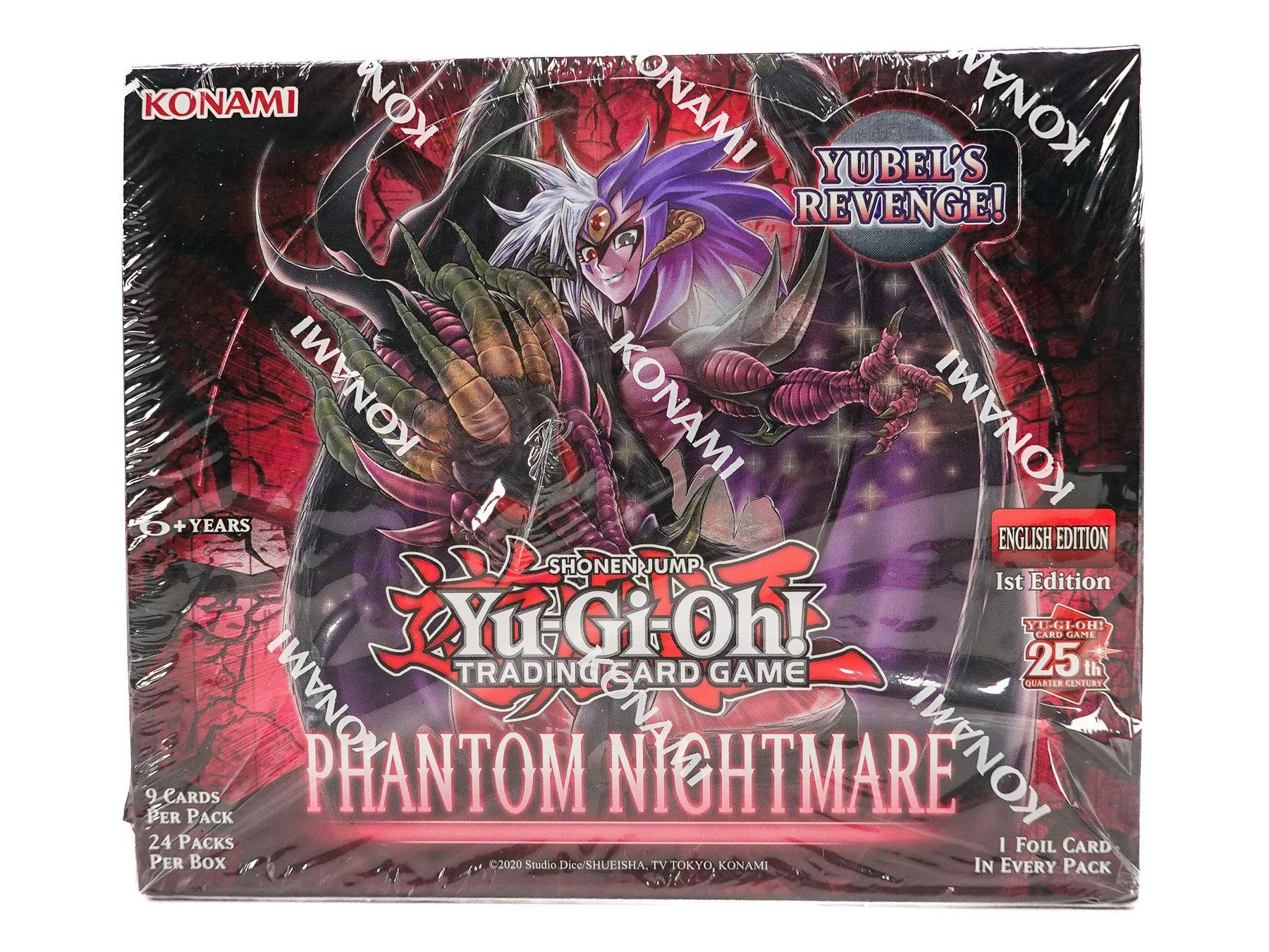 Yu - Gi - Oh Phantom Nightmare Booster Box - Columbia Hobby - Sports Card Boxes - Toploaders - Card Savers