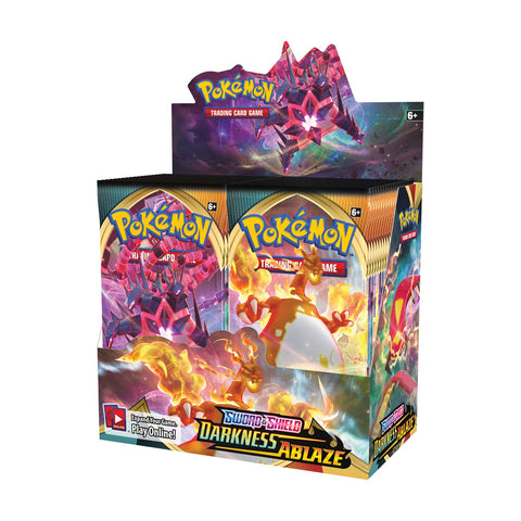 Pokemon Sword & Shield Darkness Ablaze Booster Box | Columbia Sports Cards & More.