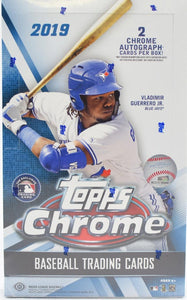 2019 Topps Chrome Baseball Hobby Box | Columbia Sports Cards & More.