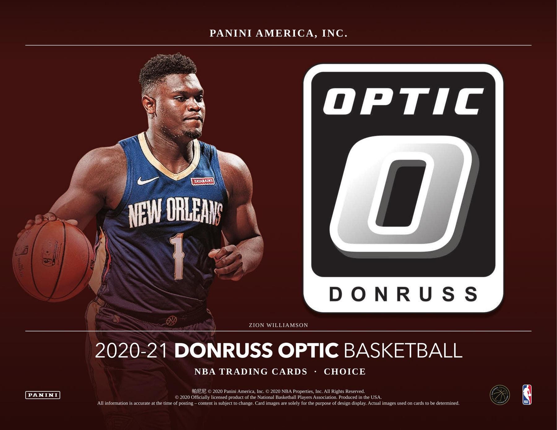 2020-21 Panini Donruss Optic Choice Basketball Hobby Box