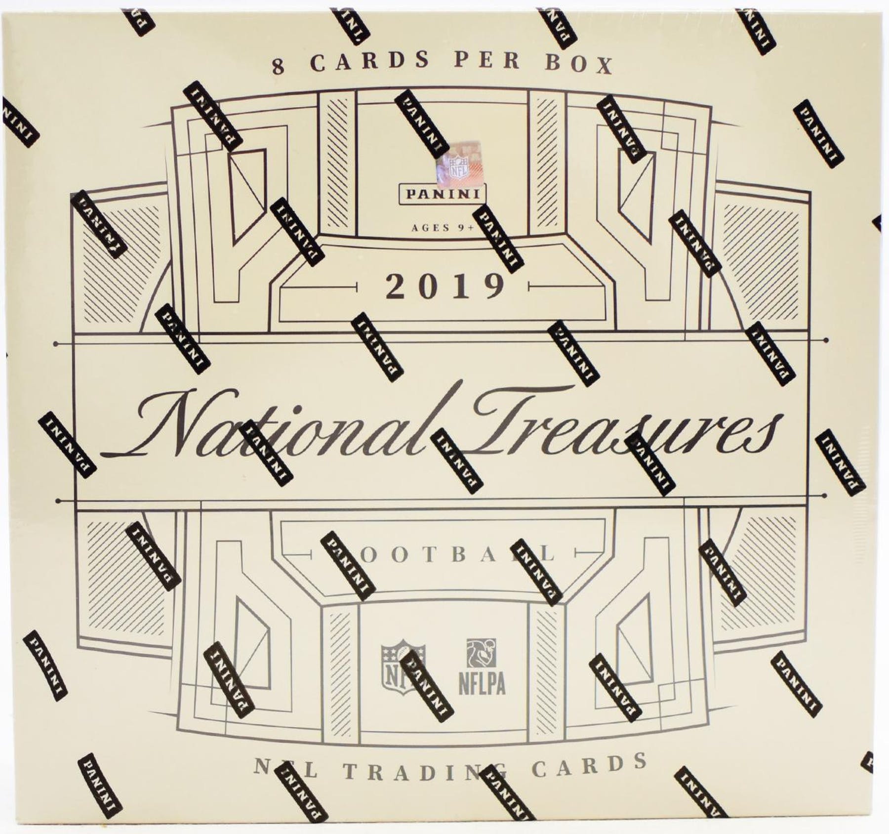 2019 Panini National Treasures Football Hobby Box - Columbia Hobby - Sports Card Boxes - Toploaders - Card Savers