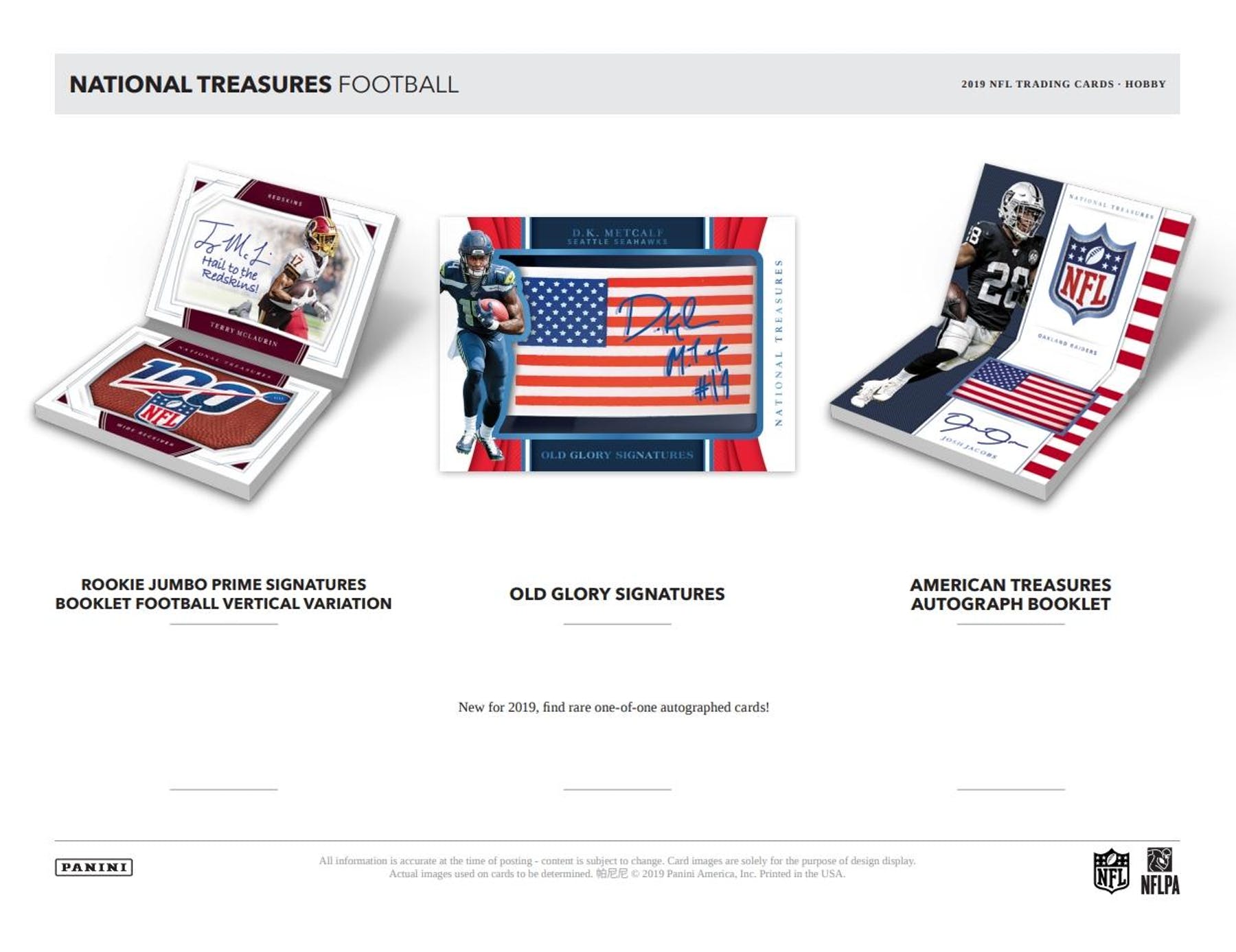 2019 Panini National Treasures Football Hobby Box - Columbia Hobby - Sports Card Boxes - Toploaders - Card Savers