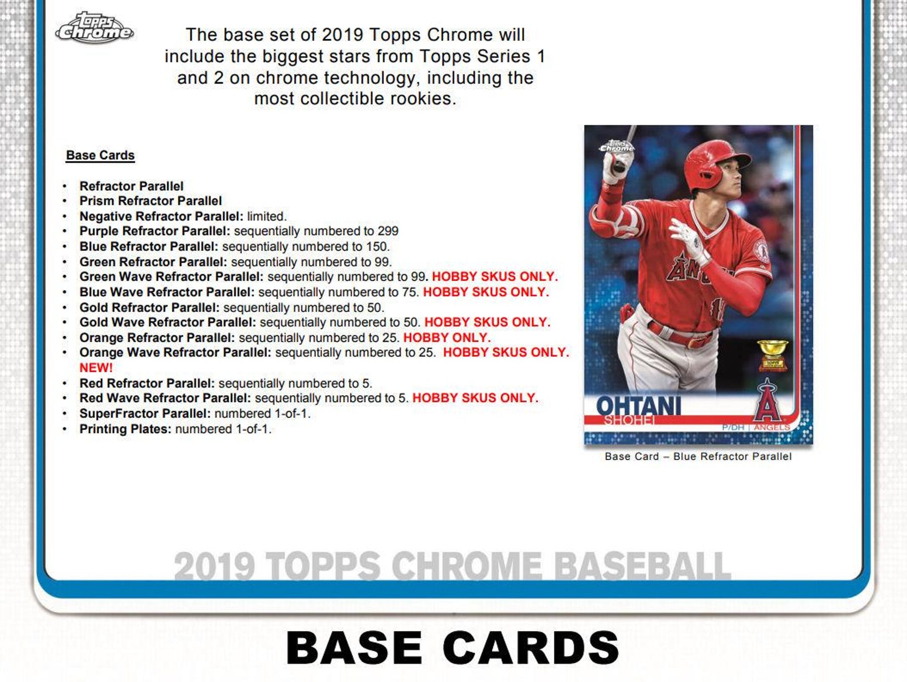 2019 Topps Chrome Baseball Jumbo Box - Columbia Hobby - Sports Card Boxes - Toploaders - Card Savers