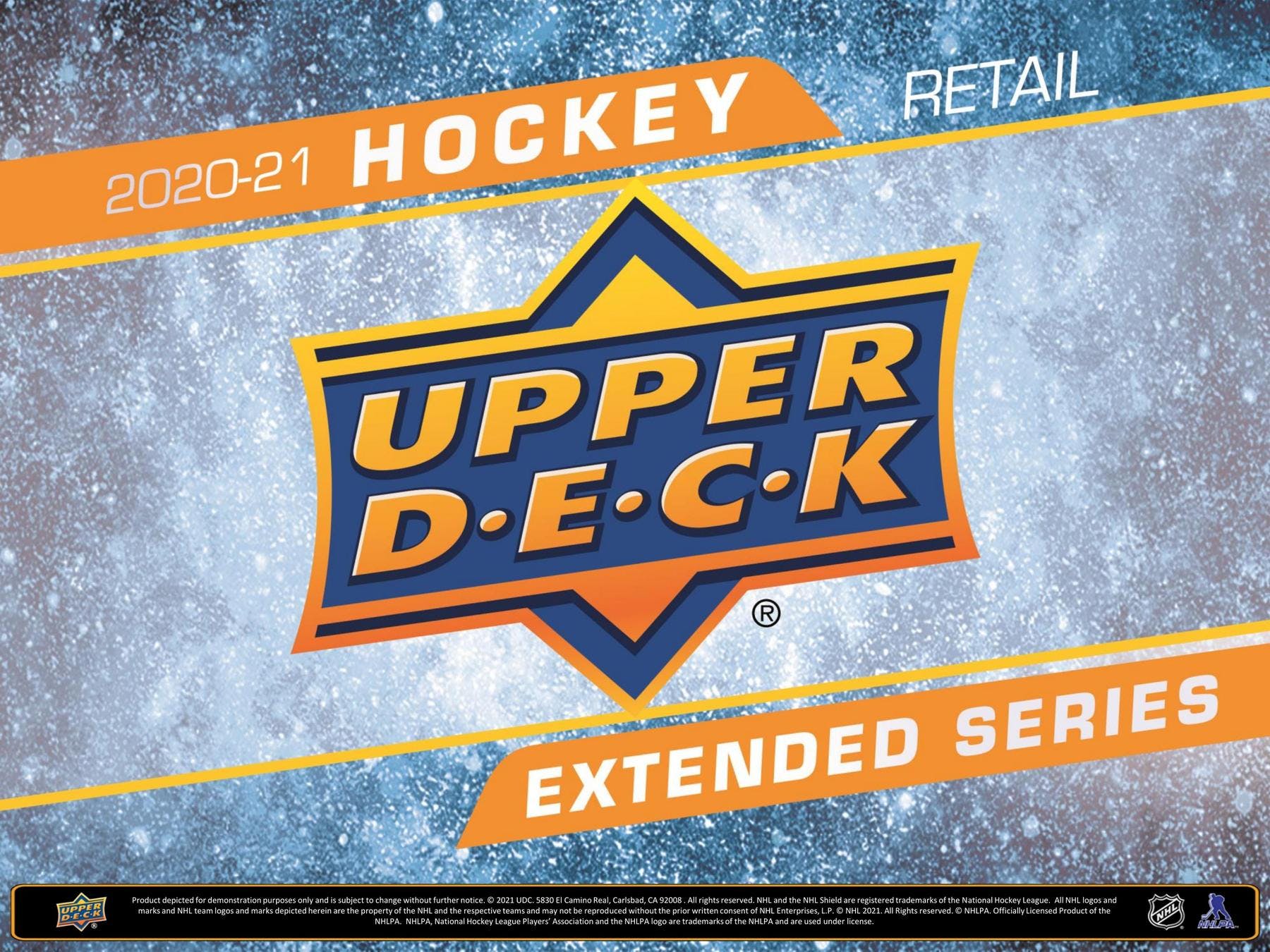 2020 - 21 Upper Deck Extended Series Hockey 24 - Pack Box - Columbia Hobby - Sports Card Boxes - Toploaders - Card Savers