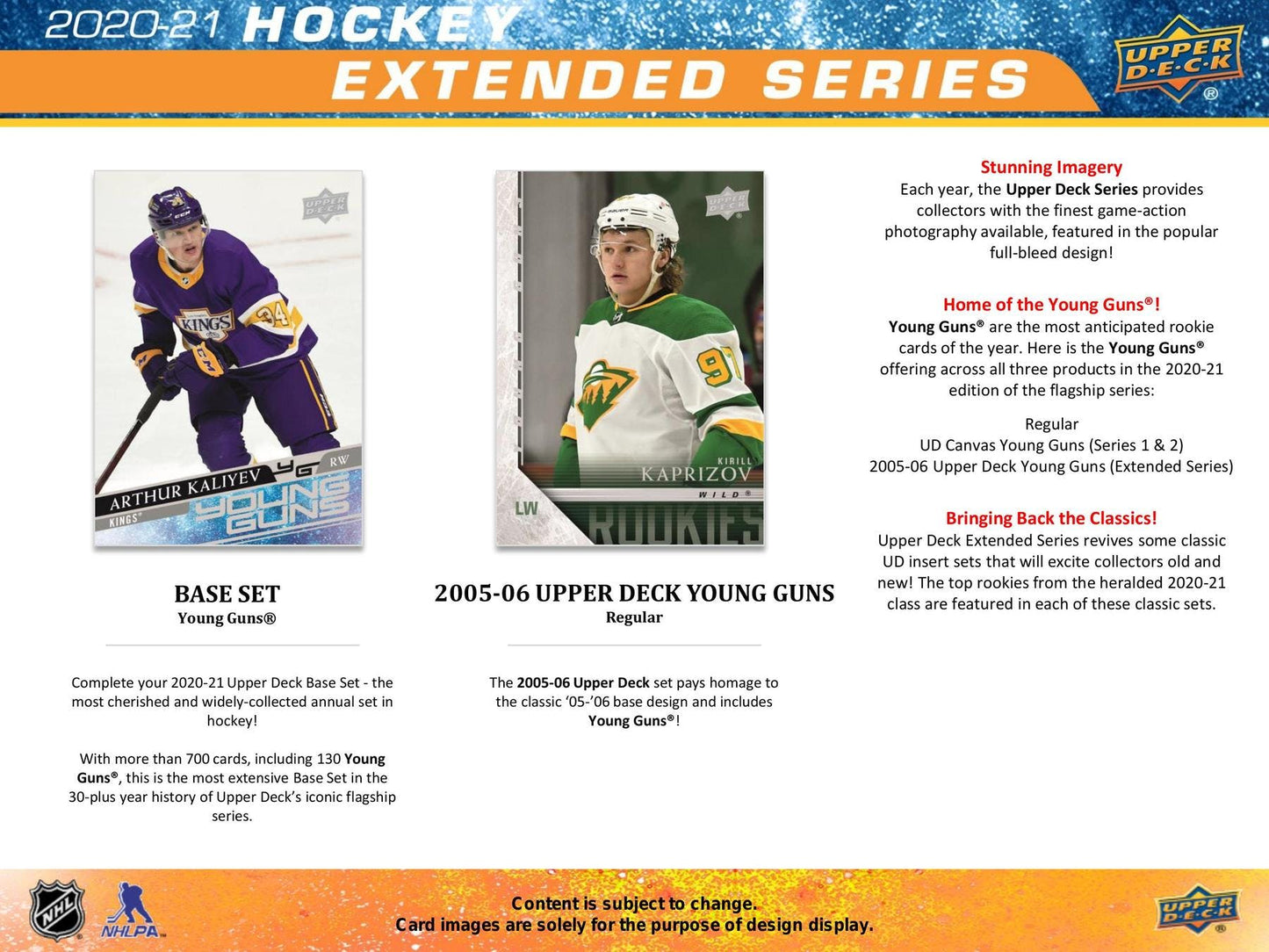 2020 - 21 Upper Deck Extended Series Hockey 24 - Pack Box - Columbia Hobby - Sports Card Boxes - Toploaders - Card Savers