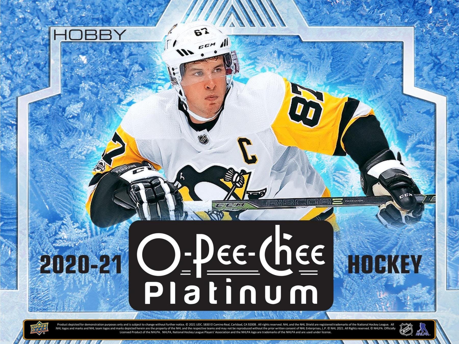 2020 - 21 Upper Deck O - Pee - Chee Platinum Hockey Hobby Box - Columbia Hobby - Sports Card Boxes - Toploaders - Card Savers