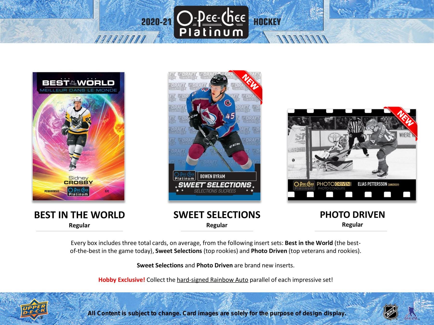 2020 - 21 Upper Deck O - Pee - Chee Platinum Hockey Hobby Box - Columbia Hobby - Sports Card Boxes - Toploaders - Card Savers