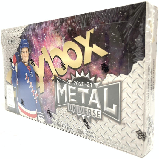 2020 - 21 Upper Deck Skybox Metal Universe Hockey Hobby Box - Columbia Hobby - Sports Card Boxes - Toploaders - Card Savers