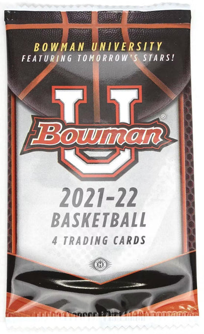 2021 - 22 Bowman University Basketball Hobby Box - Columbia Hobby - Sports Card Boxes - Toploaders - Card Savers