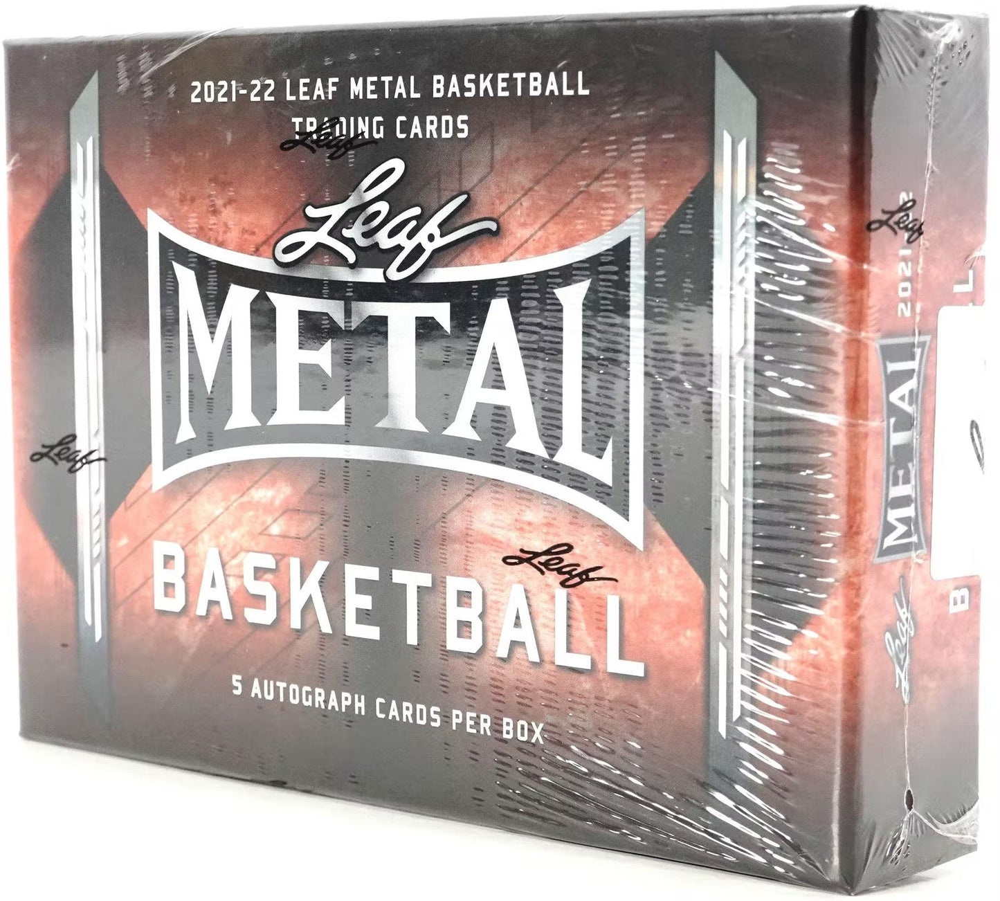 2021 - 22 Leaf Metal Basketball Hobby Box - Columbia Hobby - Sports Card Boxes - Toploaders - Card Savers