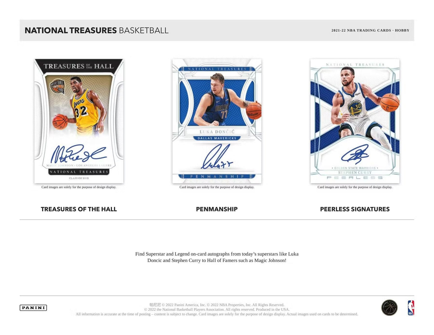 2021-22 Panini National Treasures Basketball Hobby Box - Columbia Sports Cards