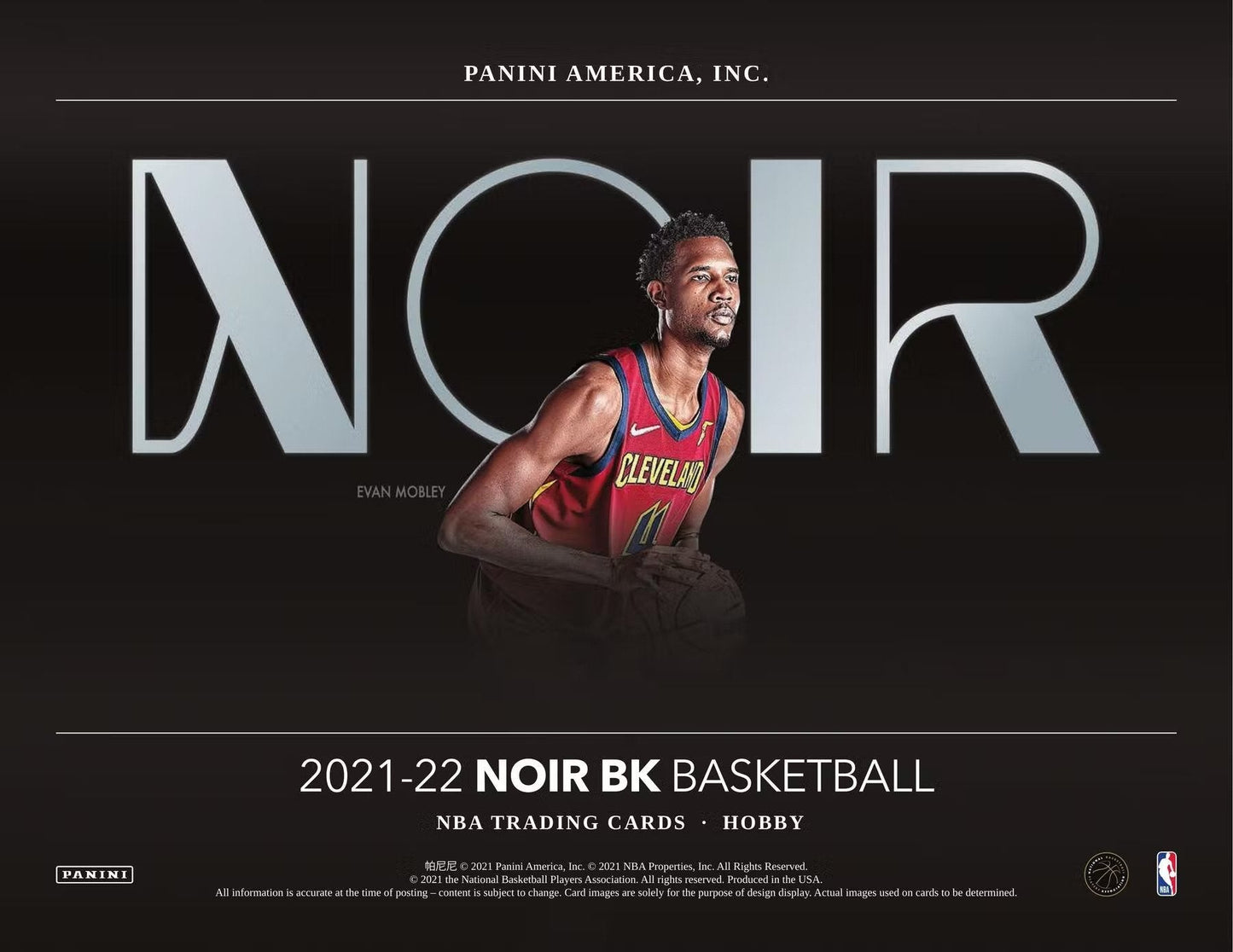 2021 - 22 Panini Noir Basketball Hobby Box - Columbia Hobby - Sports Card Boxes - Toploaders - Card Savers