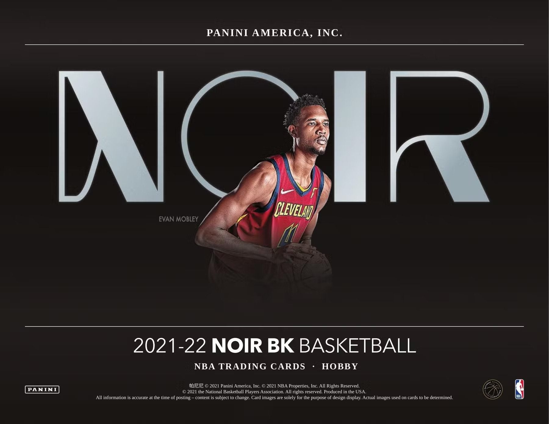 2021 - 22 Panini Noir Basketball Hobby Box - Columbia Hobby - Sports Card Boxes - Toploaders - Card Savers