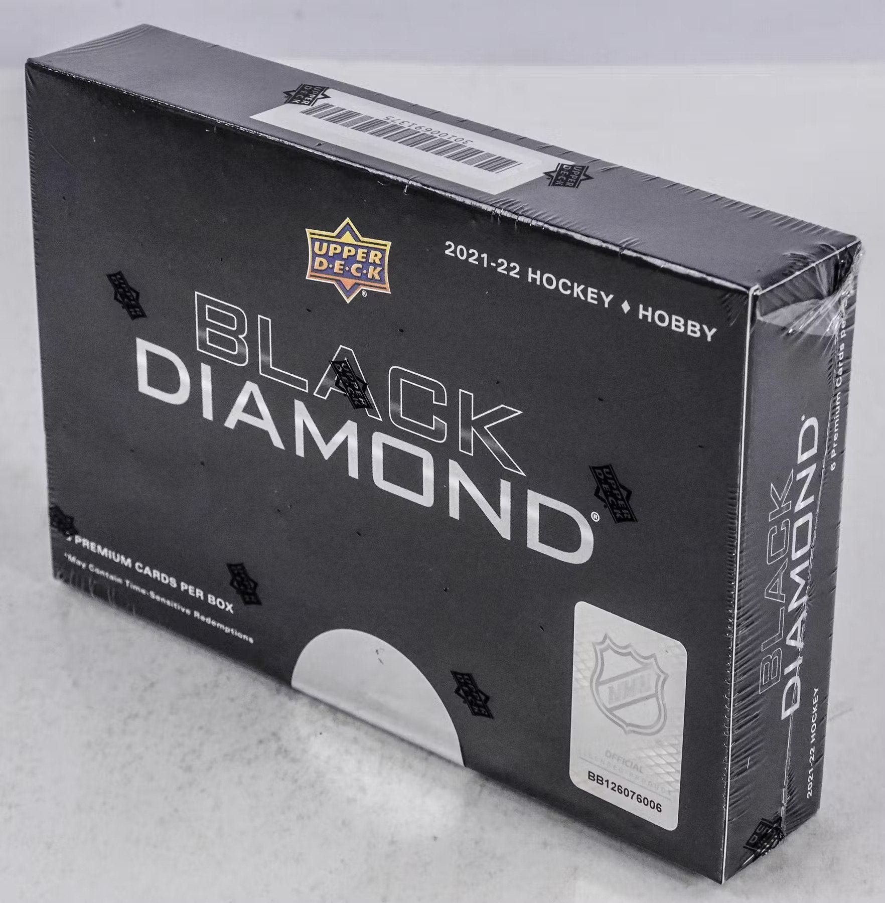2021 - 22 Upper Deck Black Diamond Hockey Hobby Box - Columbia Hobby - Sports Card Boxes - Toploaders - Card Savers