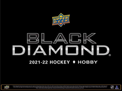 2021 - 22 Upper Deck Black Diamond Hockey Hobby Box - Columbia Hobby - Sports Card Boxes - Toploaders - Card Savers