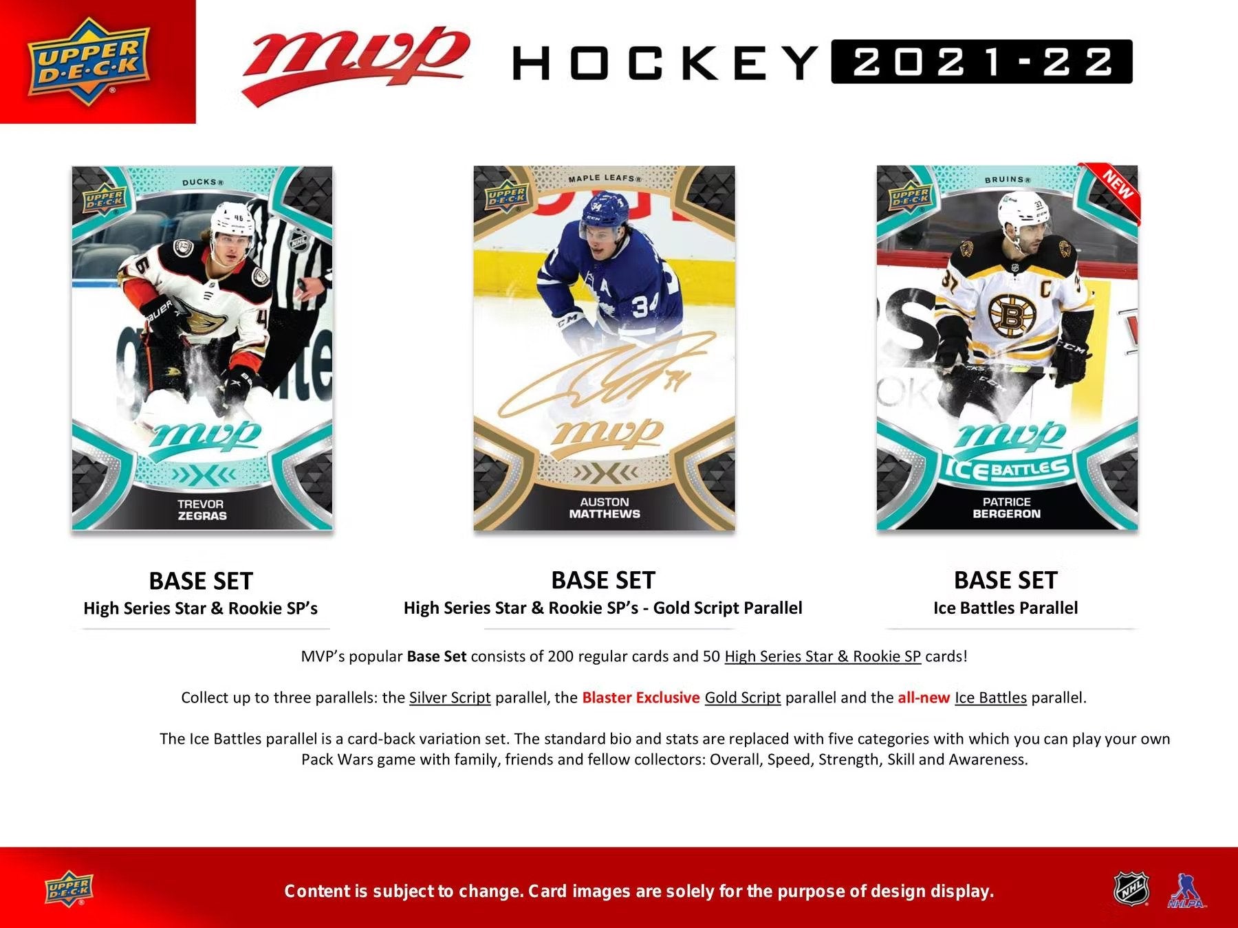2021 - 22 Upper Deck MVP Hockey Box Set - Columbia Hobby - Sports Card Boxes - Toploaders - Card Savers