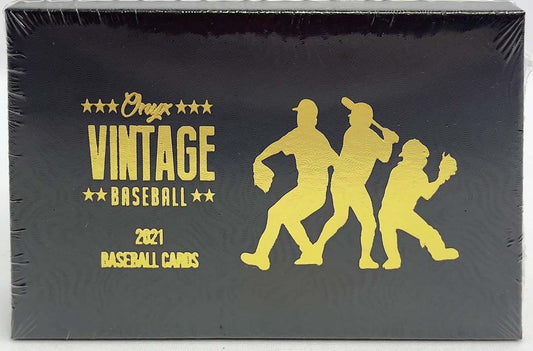 2021 Onyx Vintage Baseball Hobby Box - Columbia Hobby - Sports Card Boxes - Toploaders - Card Savers