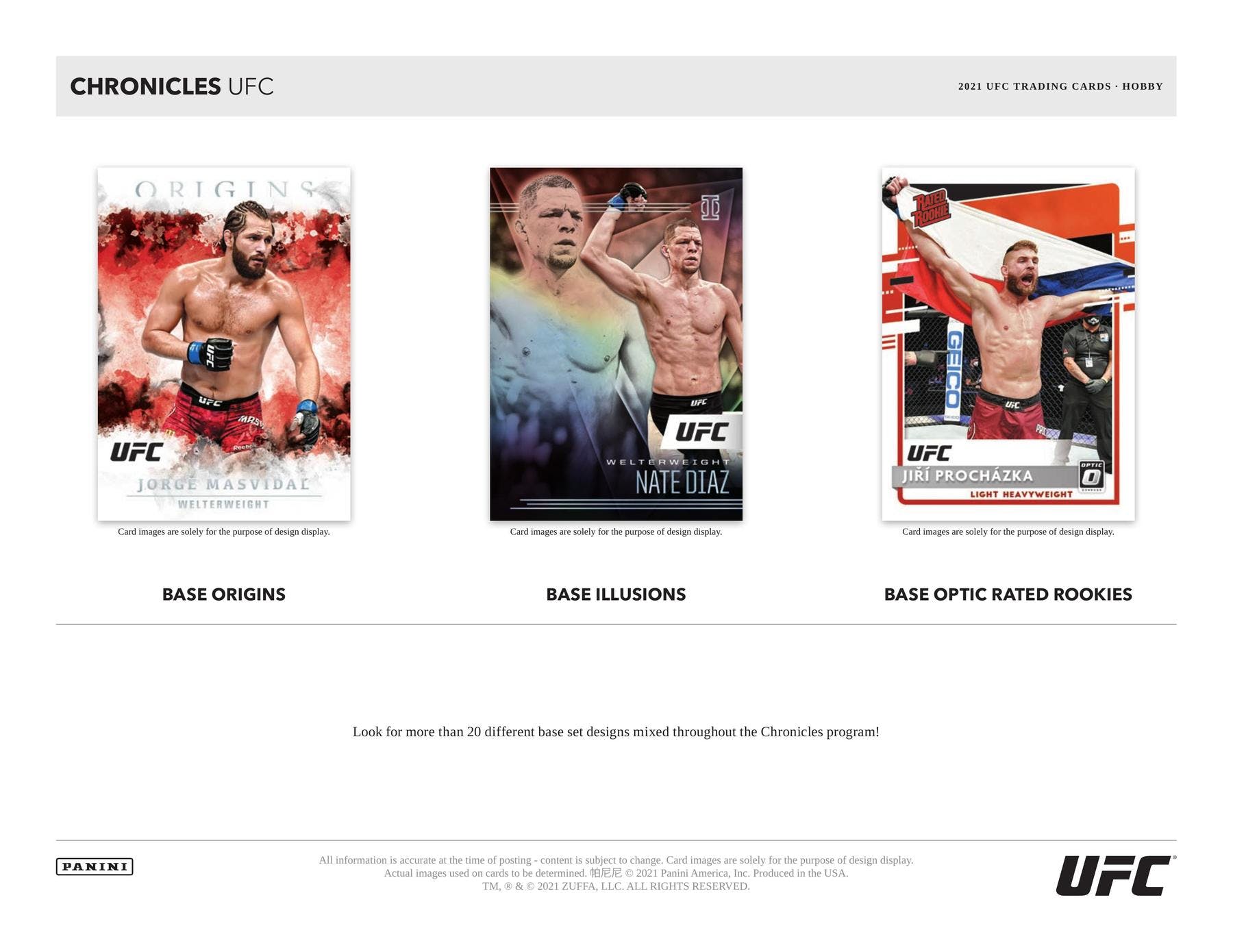 2021 Panini Chronicles UFC Hobby Box - Columbia Hobby - Sports Card Boxes - Toploaders - Card Savers