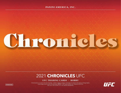 2021 Panini Chronicles UFC Hobby Box - Columbia Hobby - Sports Card Boxes - Toploaders - Card Savers