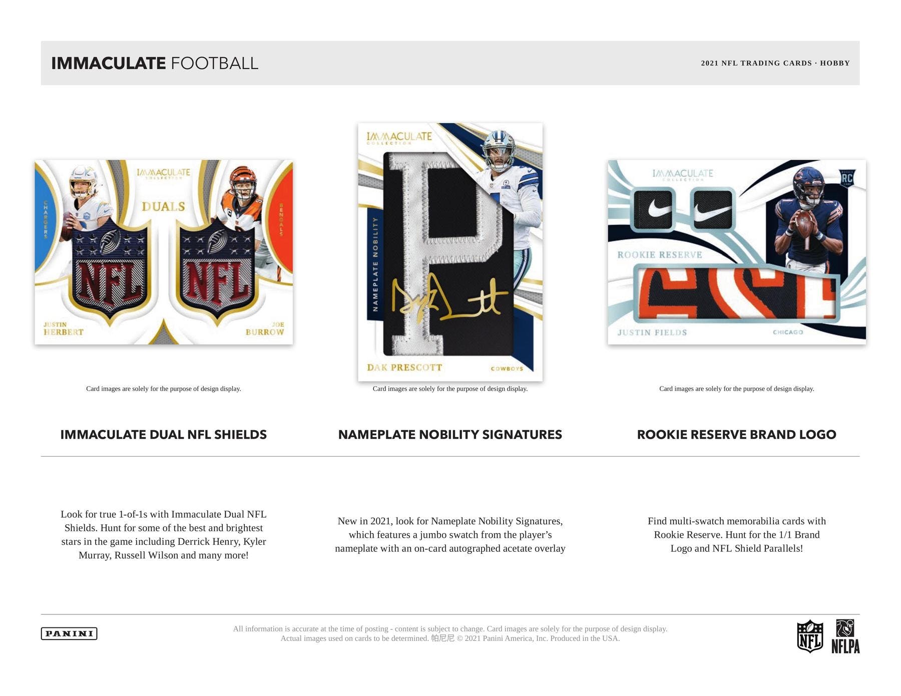 2021 Panini Immaculate Football Hobby Box - Columbia Hobby - Sports Card Boxes - Toploaders - Card Savers