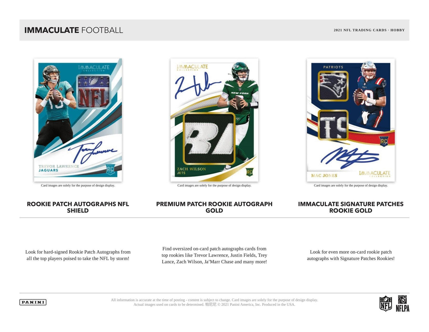2021 Panini Immaculate Football Hobby Box - Columbia Hobby - Sports Card Boxes - Toploaders - Card Savers