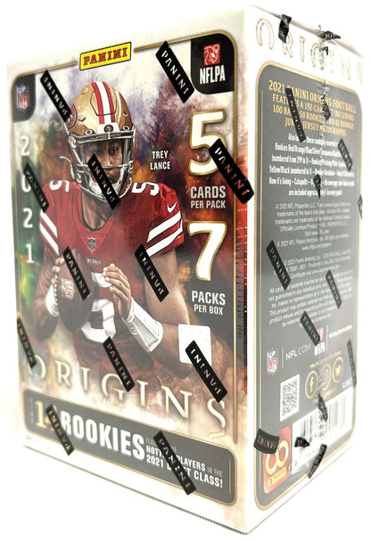 2021 Panini Origins Football International Blaster Box - Columbia Hobby - Sports Card Boxes - Toploaders - Card Savers