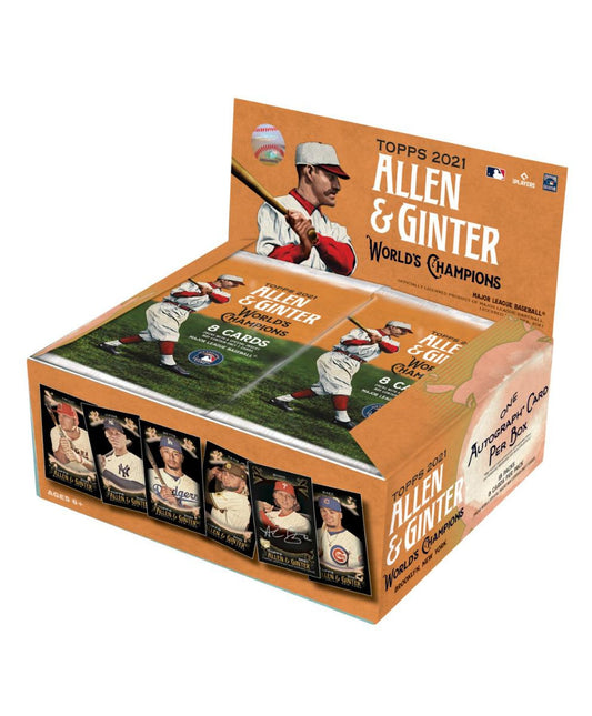2021 Topps Allen & Ginter X Baseball Hobby Box - Columbia Hobby - Sports Card Boxes - Toploaders - Card Savers