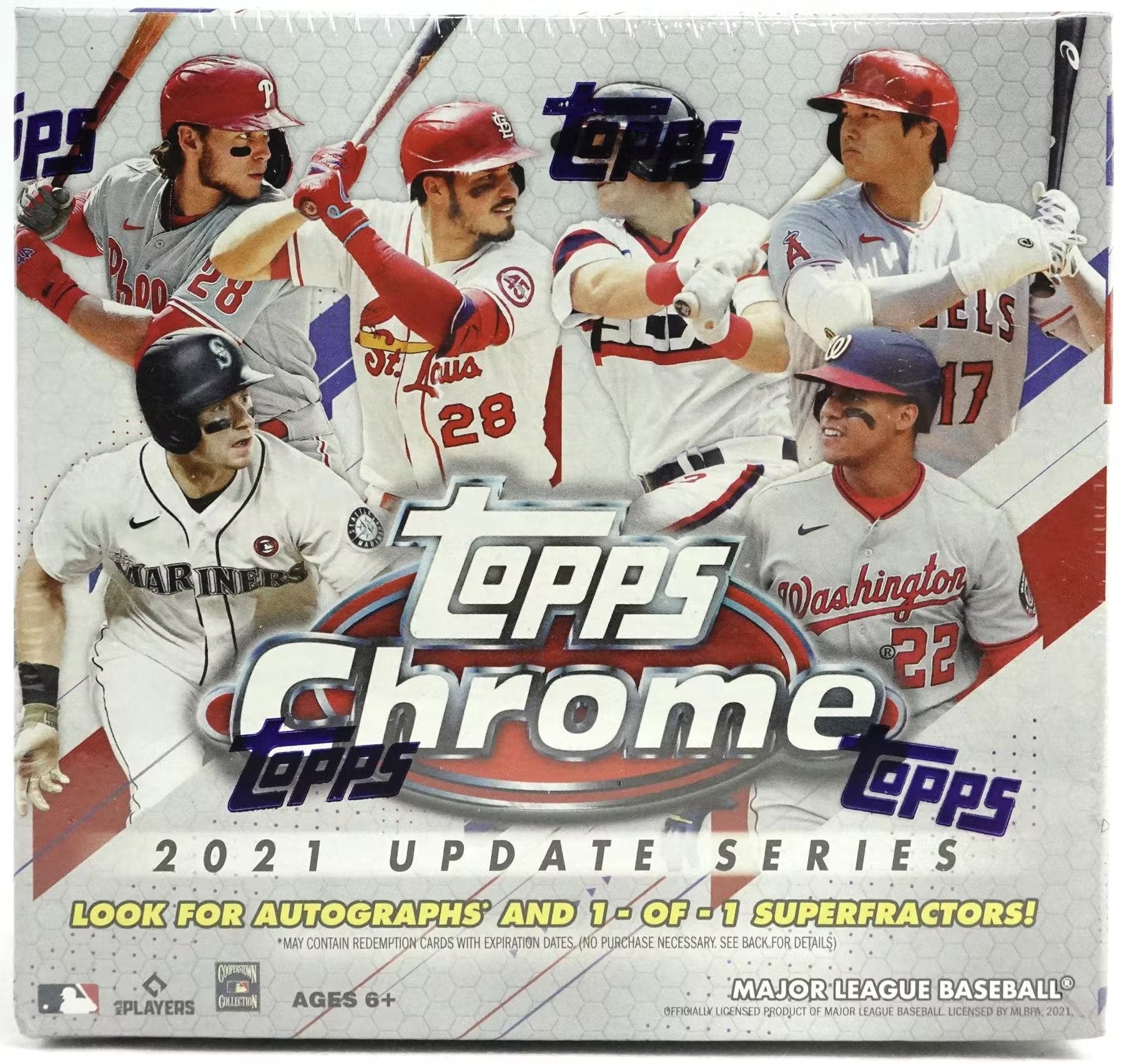 2021 Topps Chrome Update Baseball Mega Box - Columbia Hobby - Sports Card Boxes - Toploaders - Card Savers