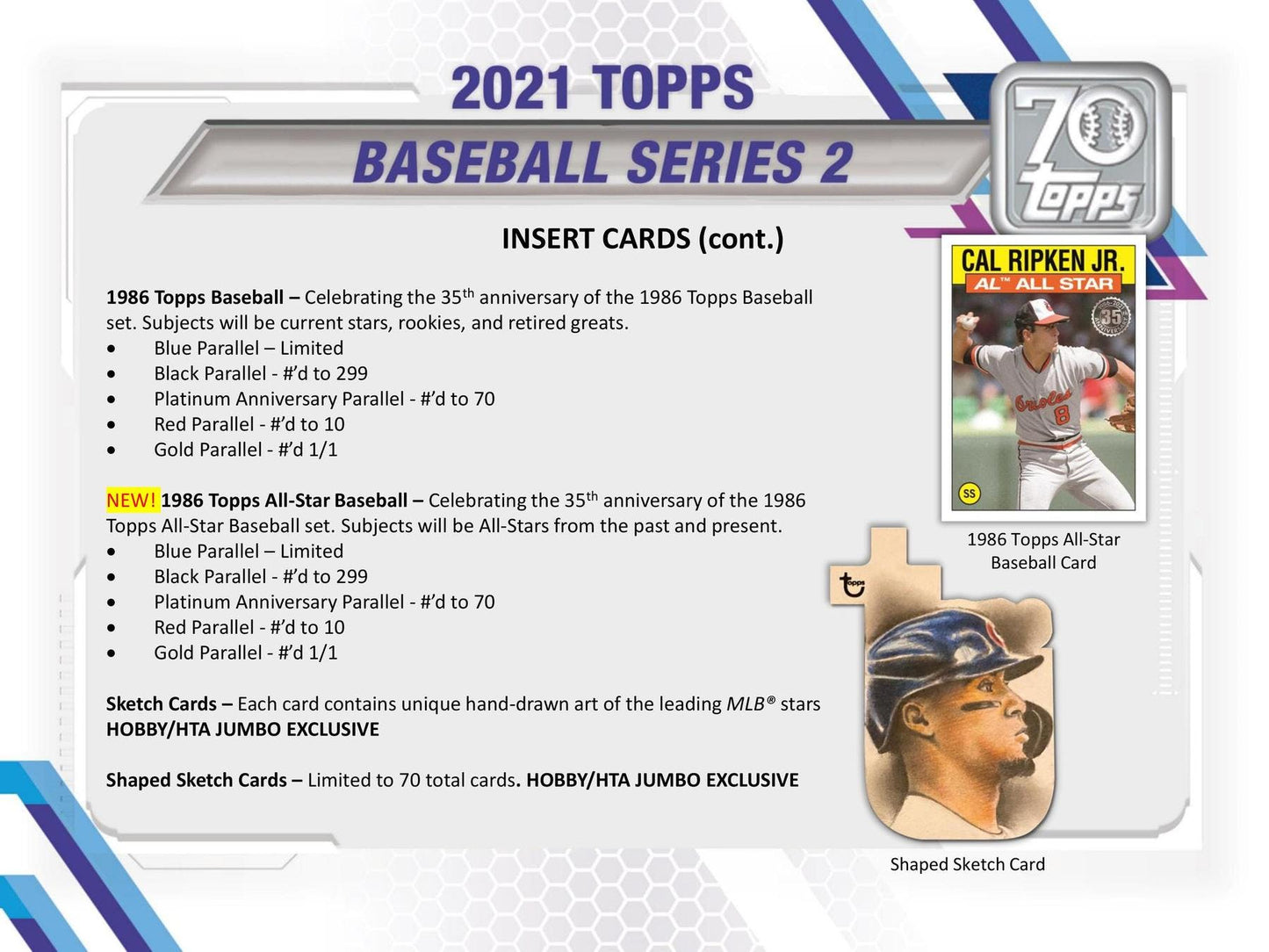 2021 Topps Series 2 Baseball Hobby Box - Columbia Hobby - Sports Card Boxes - Toploaders - Card Savers
