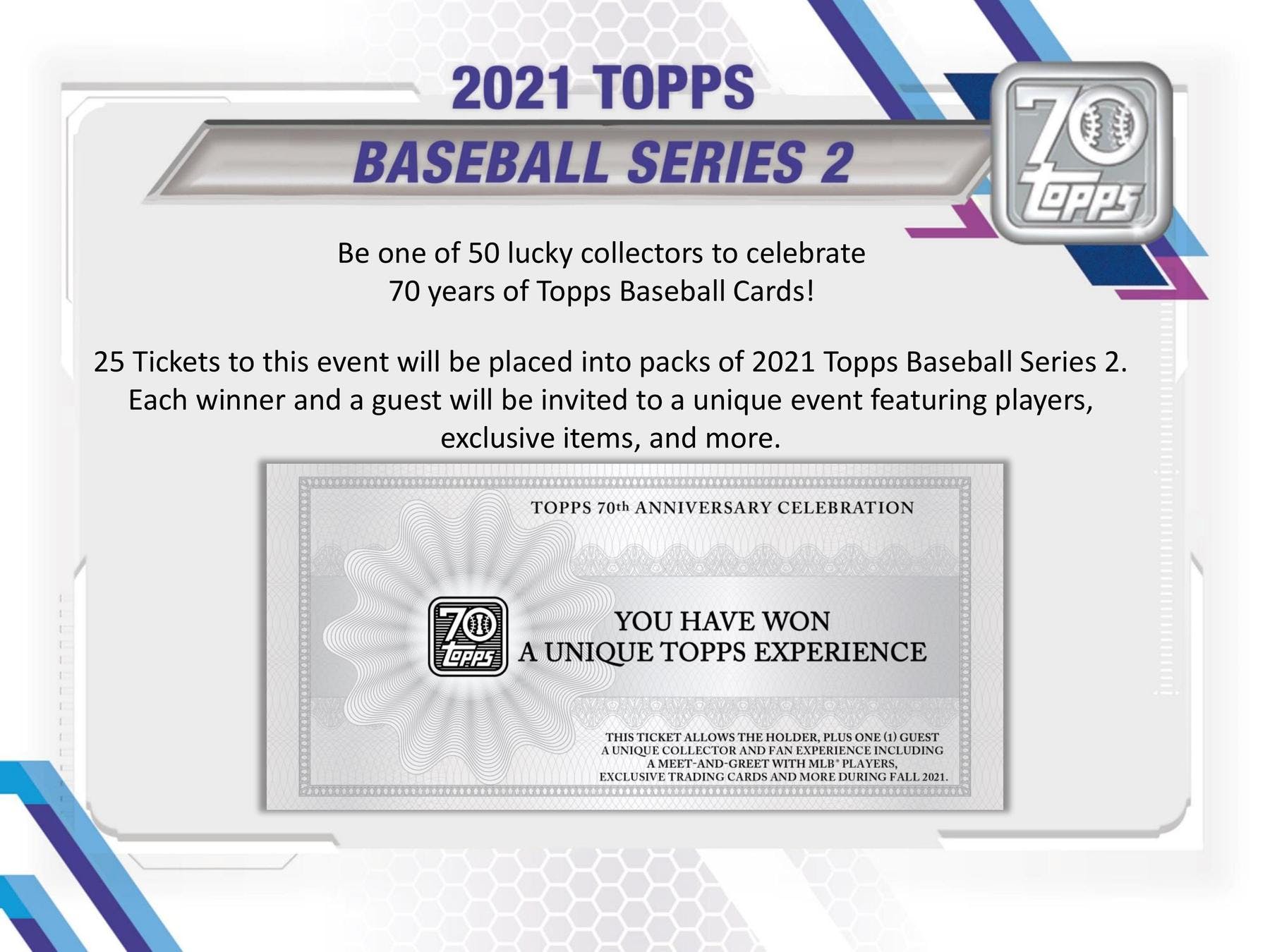 2021 Topps Series 2 Baseball Hobby Box - Columbia Hobby - Sports Card Boxes - Toploaders - Card Savers