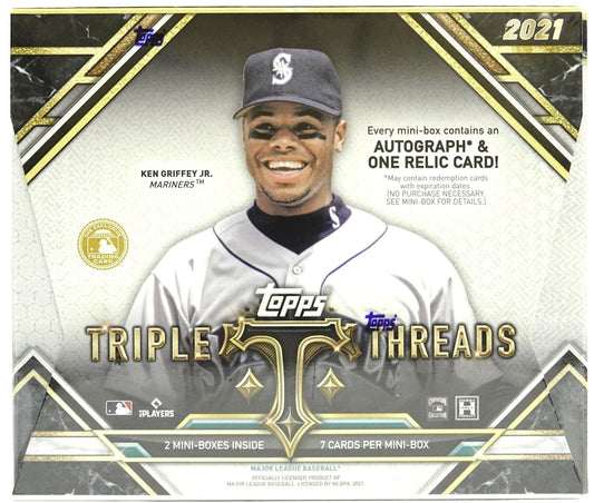 2021 Topps Triple Threads Baseball Hobby Box - Columbia Hobby - Sports Card Boxes - Toploaders - Card Savers