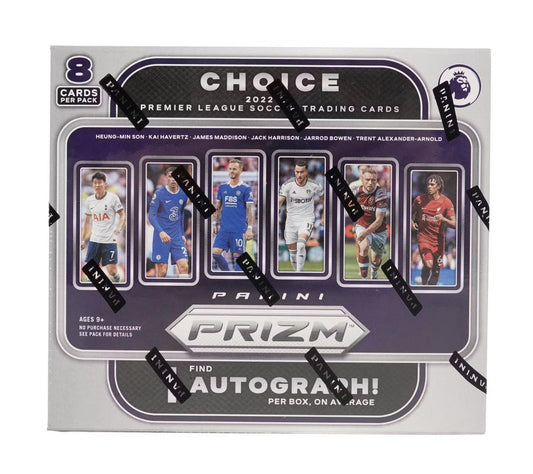 2022 - 23 Prizm Premier League EPL Soccer Choice Box - Columbia Hobby - Sports Card Boxes - Toploaders - Card Savers