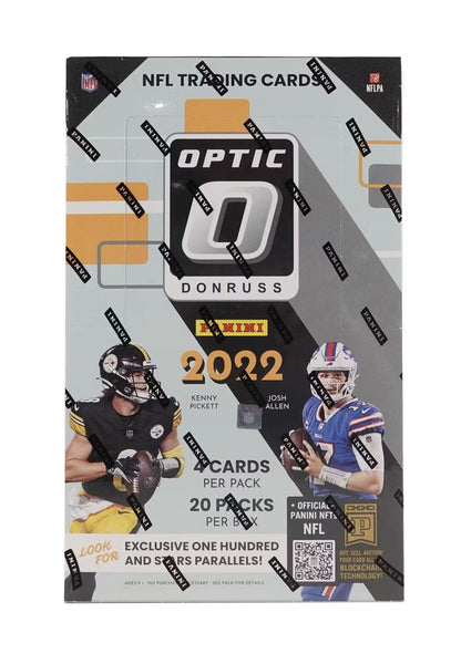 2022 Donruss Optic Football Retail 20 - Pack Box - Columbia Hobby - Sports Card Boxes - Toploaders - Card Savers