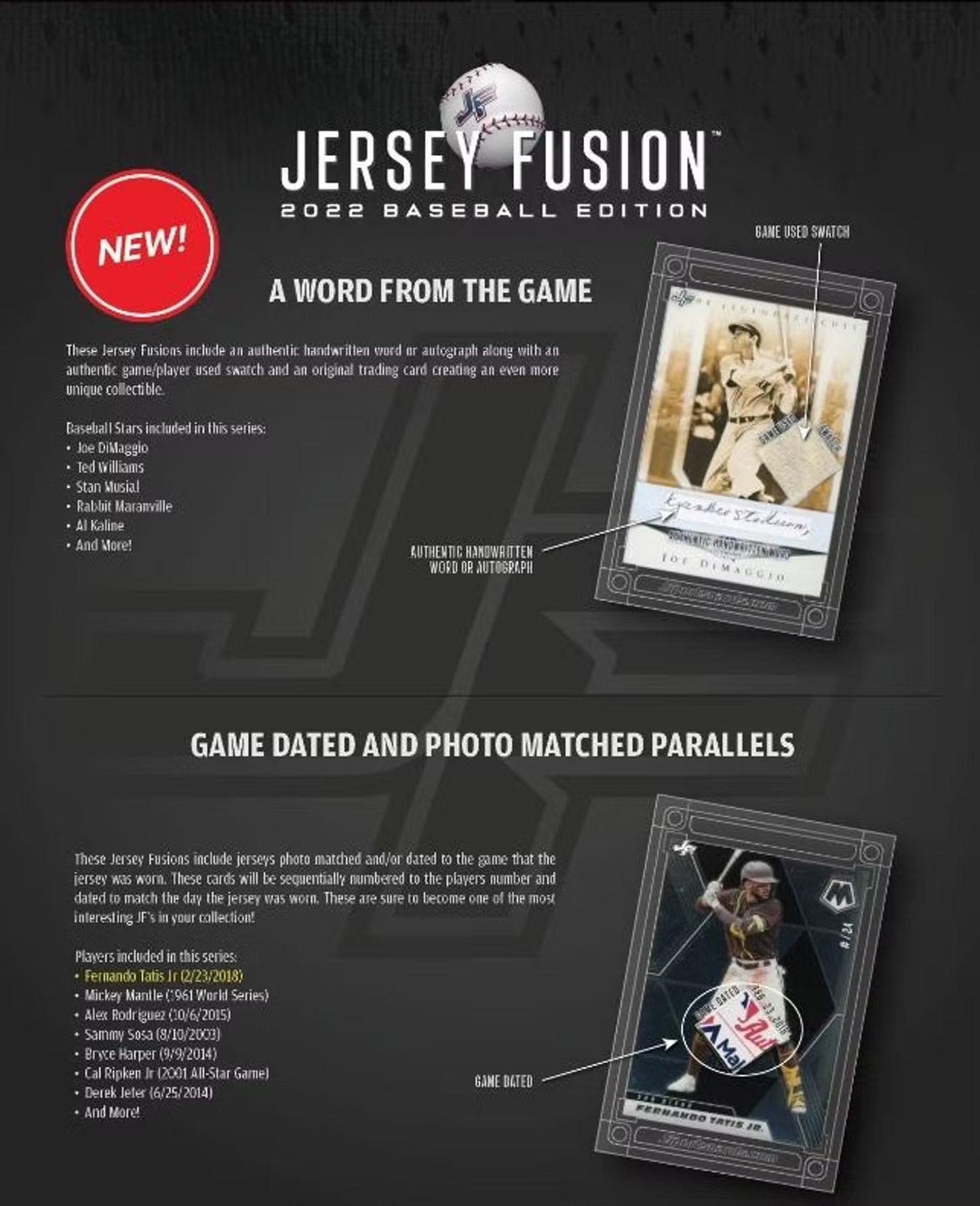 2022 Jersey Fusion Baseball Hobby Box - Columbia Hobby - Sports Card Boxes - Toploaders - Card Savers