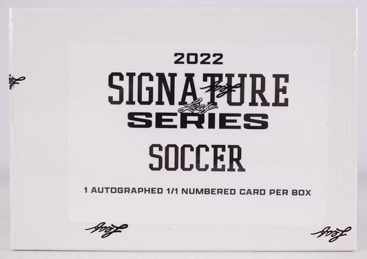 2022 Leaf Signature Series Soccer Hobby Box - Columbia Hobby - Sports Card Boxes - Toploaders - Card Savers
