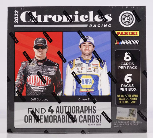 2022 Panini Chronicles Racing Hobby Box - Columbia Hobby - Sports Card Boxes - Toploaders - Card Savers