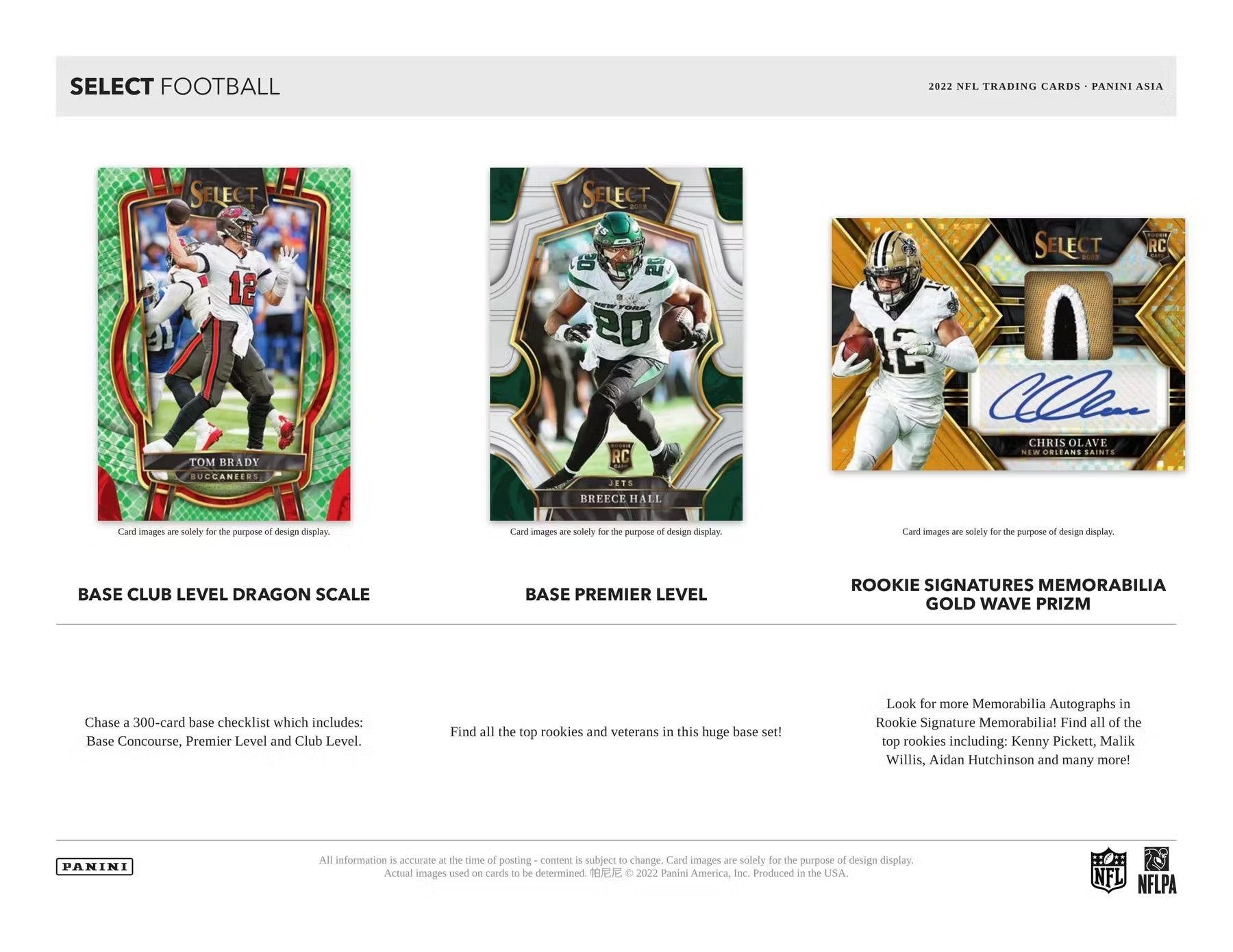 2022 Panini Select Football Asia Tmall Box - Columbia Hobby - Sports Card Boxes - Toploaders - Card Savers