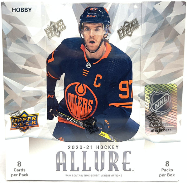 2020-21 Upper Deck Allure Hockey Hobby Box | Columbia Sports Cards & More.