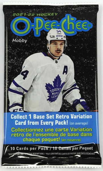2021-22 Upper Deck O-Pee-Chee Hockey Hobby Box | Columbia Sports Cards & More.