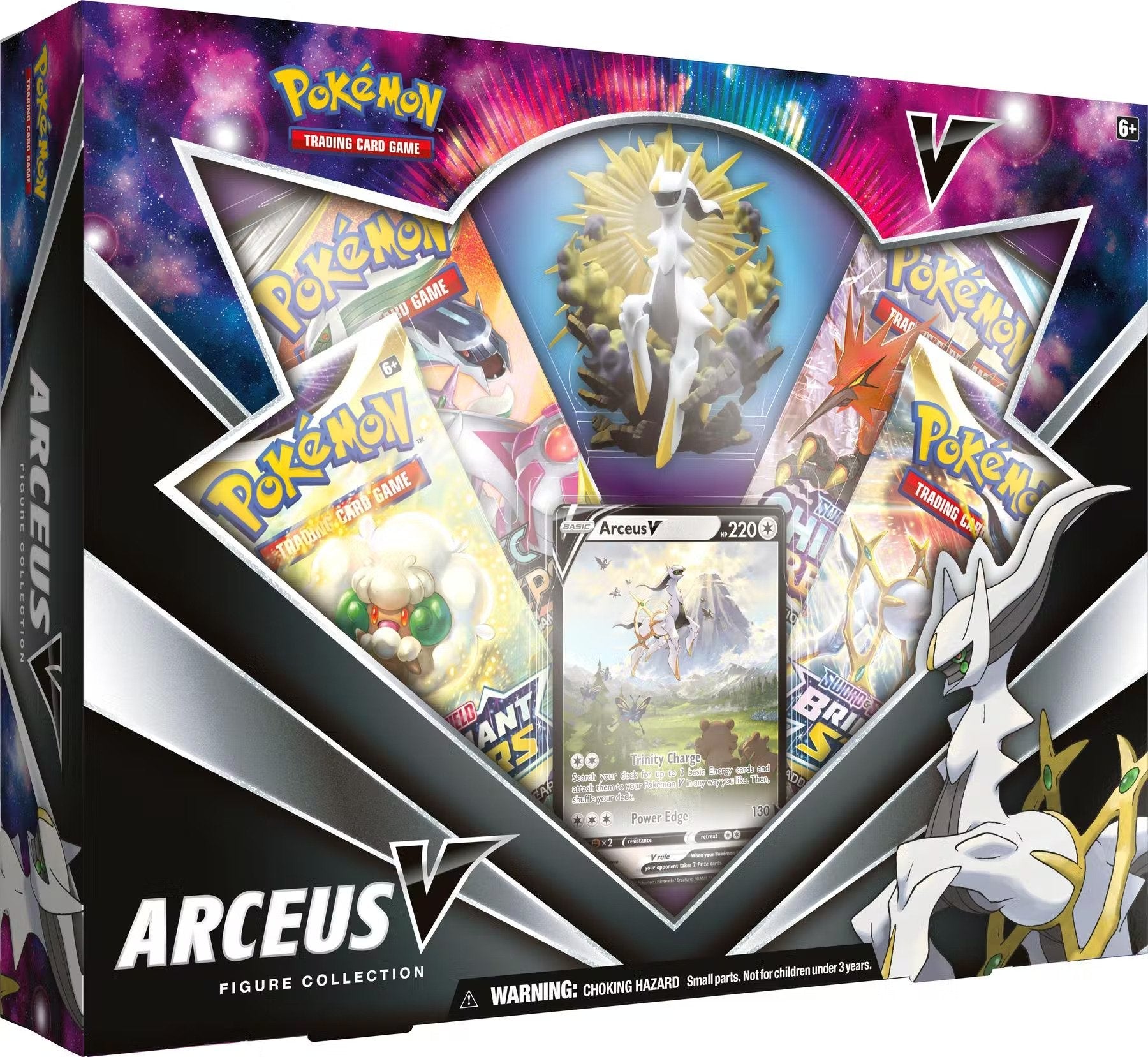 Arceus V Figure Collection - SWSH09: Brilliant Stars (SWSH09) - Columbia Hobby - Sports Card Boxes - Toploaders - Card Savers