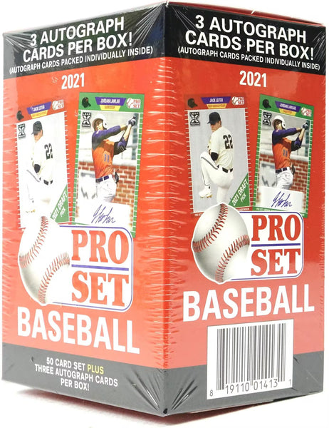 2021 Leaf Pro Set Baseball Blaster Box | Columbia Sports Cards & More.