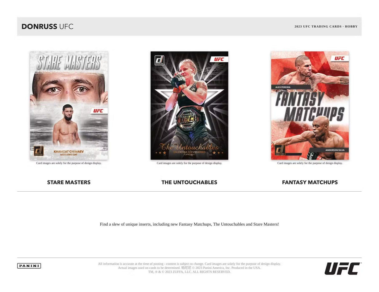 2023 Panini Donruss UFC Hobby Box