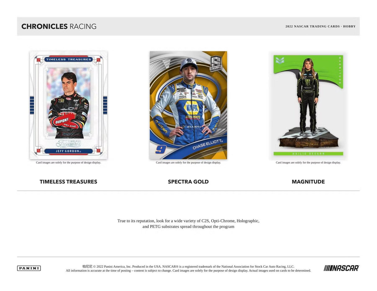 2022 Panini Chronicles Racing Hobby Box